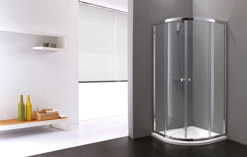 Душевой уголок Cezares Anima R-2 90x90 ANIMA-W-R-2-90-P-Cr профиль Хром стекло рифленое