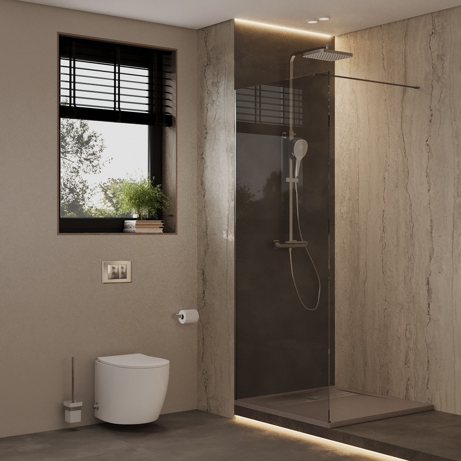 Душевой поддон Allen Brau Infinity 120x90 8.21003-PWM папирус