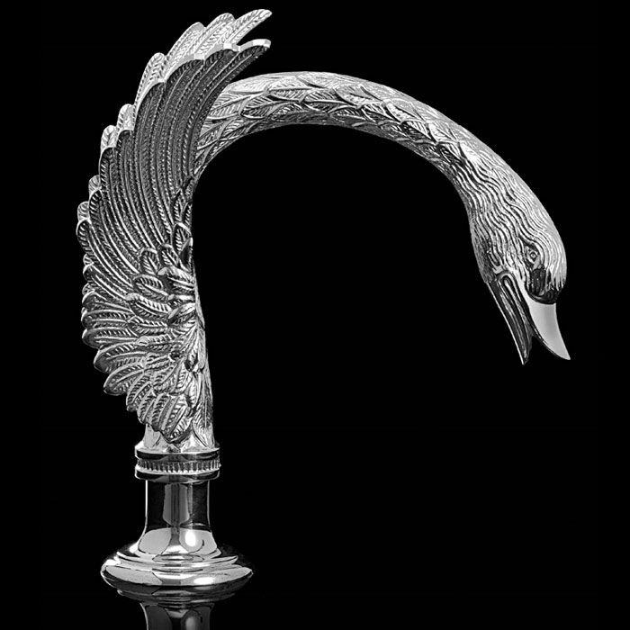 Devon&Devon Excelsior Swan Смеситель для раковины на 3 отверстия, донный клапан. Цвет: хром., артикул EXC-SW100CR