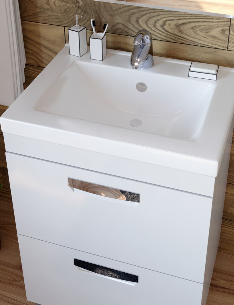 Тумба под раковину напольная VIGO Plaza tn.PLA.FOS.60.2Y, 60 см, артикул tn.PLA.FOS.60.2Y