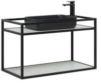 Консоль под раковину Allen Brau Liberty 90 1.33003.BB черный браш