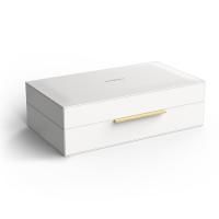 Контейнер, Decor Walther, Brownie, ширина, мм-300, глубина, мм-180, высота, мм-95, материал-искусственная кожа, цвет-белый