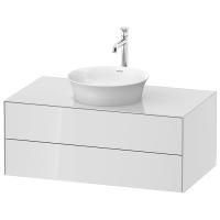 Duravit White Tulip Тумбочка подвесная,  408x1000x550 мм, 2 ящика, цвет: белый высокоглянцевый