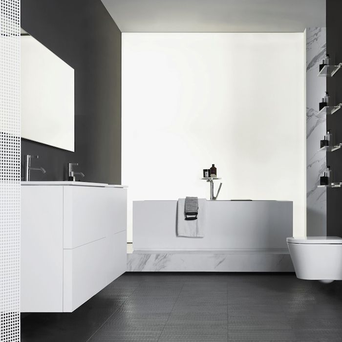 Laufen Kartell Ванна 1760x760x440мм, свободностоящая, со скрытым переливом, сисит. подъема, материал: композит, цвет: белый