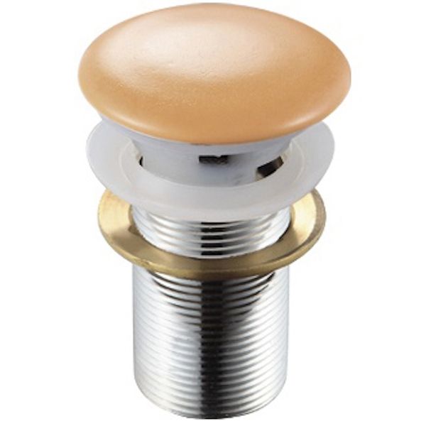 Донный клапан Melana MLN-TB с переливом Белый