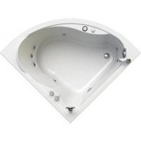 Акриловая ванна Radomir Wachter Альтея 125x125 3-01-1-0-0-316 с гидромассажем форсунки Белые