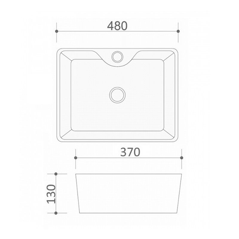 Раковина чаша Maretti UM13NS96-740, белая, артикул UM13NS96-740