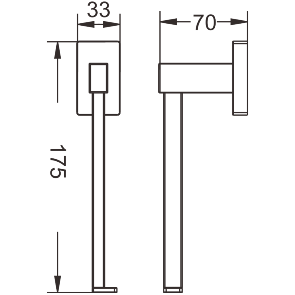 Держатель для туалетной бумаги BELZ B90403-2, вороненая сталь, артикул B90403-2