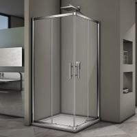 Душевой угол Veconi Rovigo RV-29, 900x900x1900 хром, стекло прозрачное