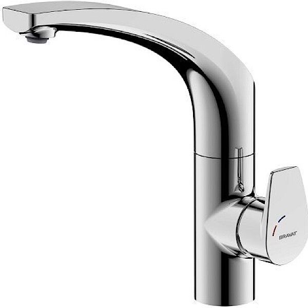 Смеситель для кухни Bravat Nizza F7353387CP-RUS Хром