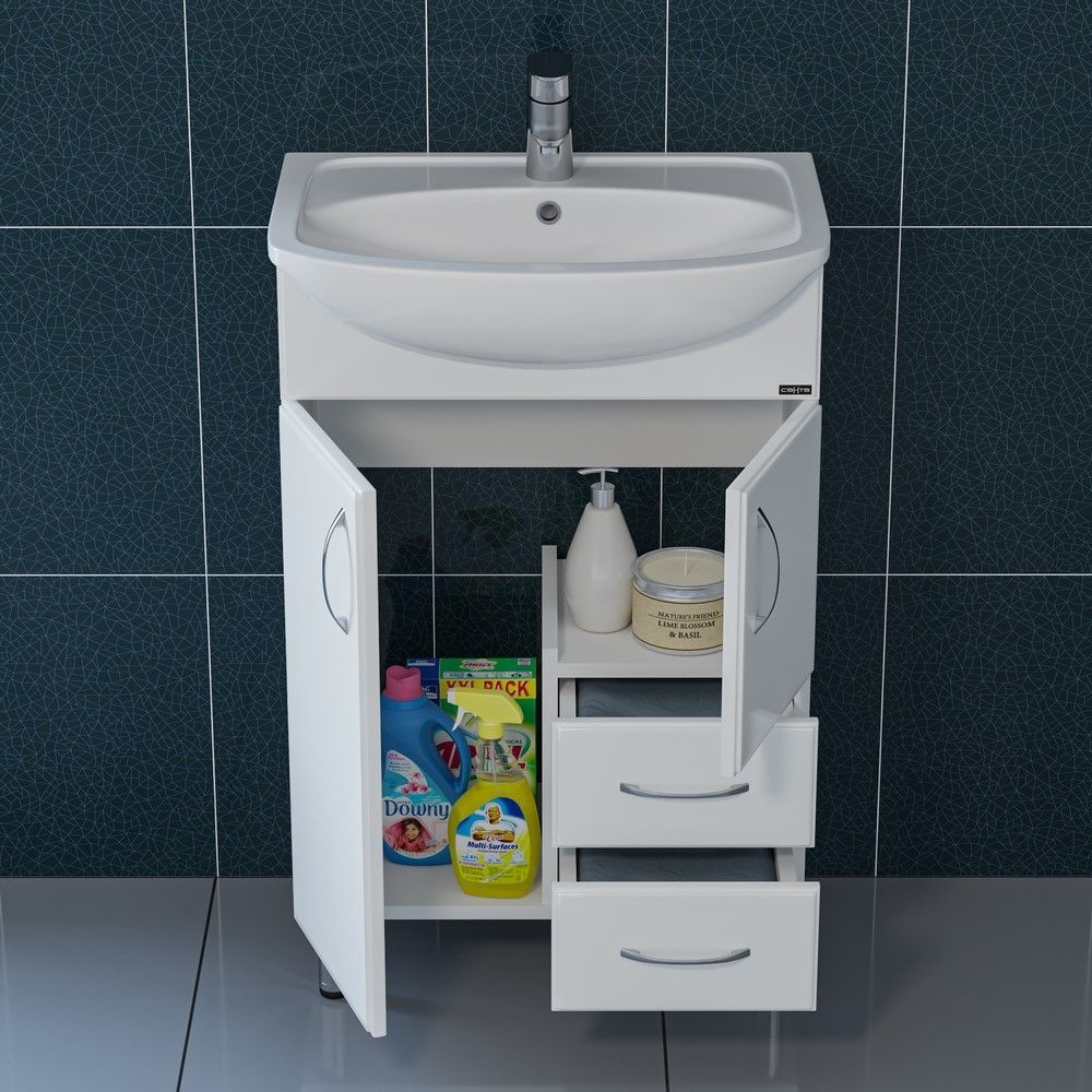 Тумба для умыв. "Уют-55" 2 ящ. (Ум. Уют-55)