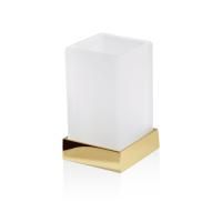 Decor Walther Corner SMG Стакан настольный, стекло сатинированное, цвет: золото ЗАКАЗ ПО ЗАПРОСУ