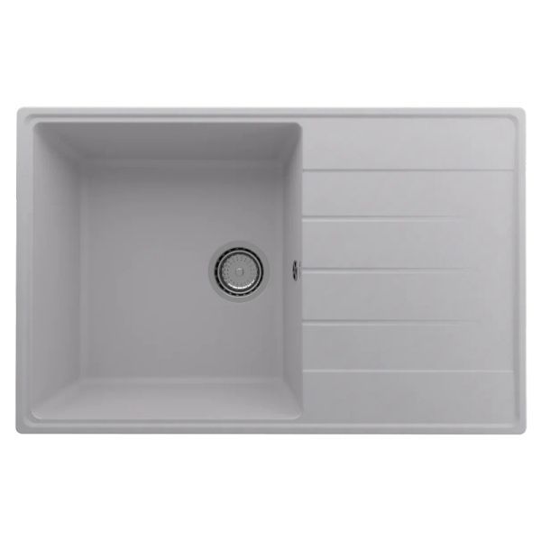 Кухонная мойка Ulgran Quartz Prima 780-04, платина