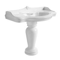 AZZURRA JUBILAEUM раковина со спинкой 112*62см с 3 отв под смеситель, цвет белый