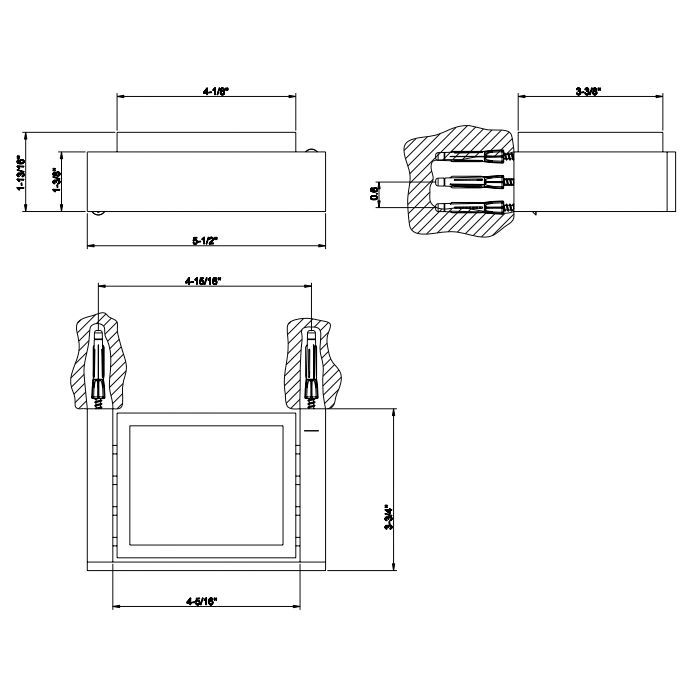 GESSI  INVERSO ACCESSORIES Мыльница настенная белая, цвет: Brass Brushed PVD