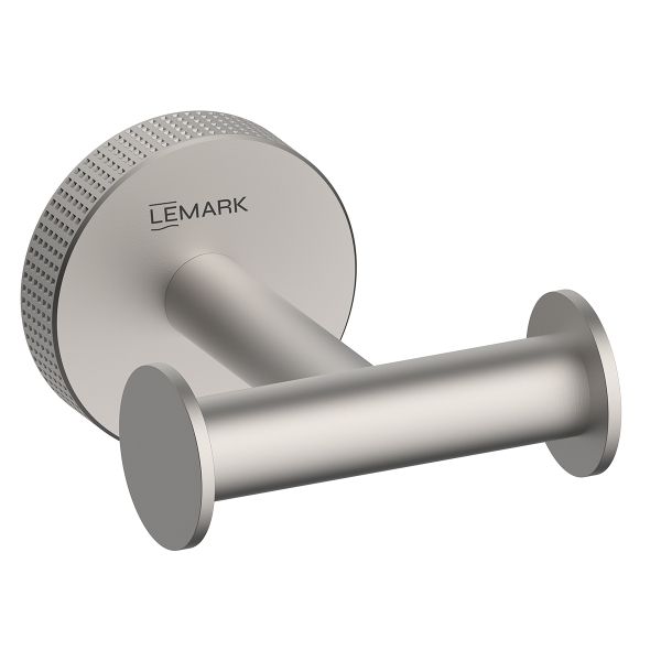 Крючок для полотенец Lemark BELUGA, сталь, брашированный никель (LMA-8011S-BN)