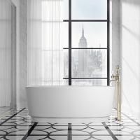 Devon Dove Ванна ИЗ WHITE TEC PLUS 170.5х64.7х84.6 см, цвет: белый, в компл донный клапан с крышкой из WHITE TECи сифон EACC571, (цоколь белый)