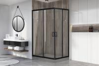 Душевой уголок RB HPD-T-BL 75х100х185 (прозрачное)