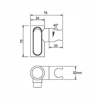 Держатель для лейки BELZ белый (BC01-8), артикул BC01-8