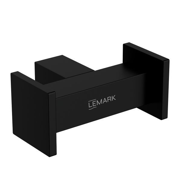 Крючок для полотенец Lemark VALDAY, сталь, матовый черный (LMA-8111S1-BL)