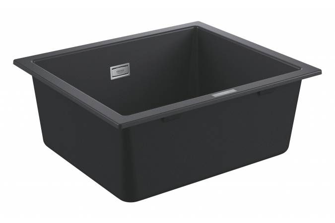 Мойка GROHE K700U с одной чашей, 533 x 457 мм, черный гранит (31654AP0) Мойка GROHE K700U с одной чашей, 533 x 457 мм, черный гранит (31654AP0)
