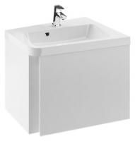 Тумба под раковину Ravak SD 10° 65 угловая белая глянцевая, в правый угол