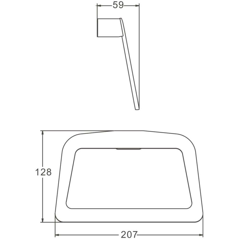 Кольцо для полотенец BELZ B90904, черный, артикул B90904