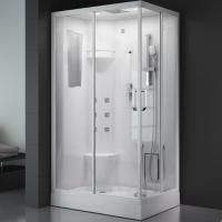 Душевая кабина SSWW BU102A L 120x85 с баней профиль Белый задняя стенка Белая Душевая кабина SSWW BU102A L 120x85 с баней профиль Белый задняя стенка Белая