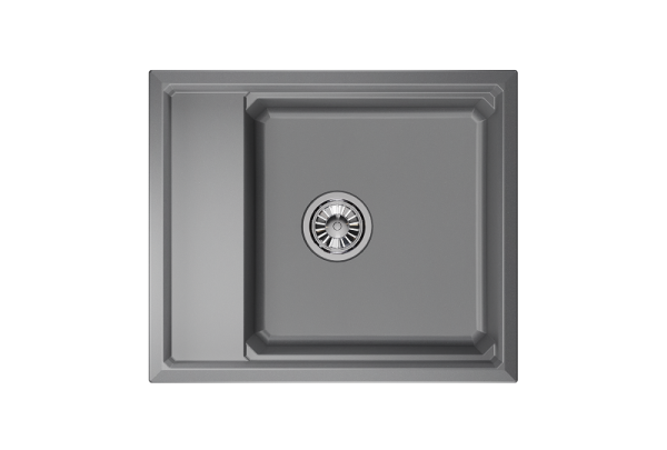 Кухонная мойка Granula 6004, АЛЮМИНИУМ