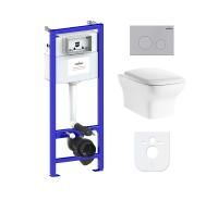 Комплект 6 в 1 Lavinia Boho Bristol Rimless 77040115, премиум с пластиковой клавишей