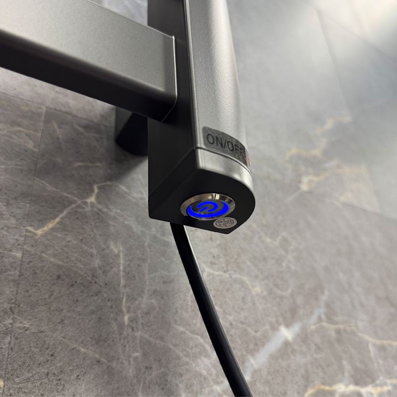 Полотенцесушитель электрический Fixsen BASIC 600х500 FX-7400F, графит, артикул FX-7400F