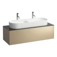 Тумба под раковину, Laufen, Sonar, ширина, мм-1175, глубина, мм-455, высота, мм-340, тип установки-подвесной, раковина-необходимо заказать, вырез под раковину-один в центре, монтаж раковины-накладной, столешница-в комплекте, материал столешницы-искуственн