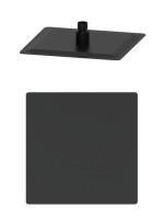 Верхний душ WONZON & WOGHAND, Черный матовый (WW-88DP02-MB)