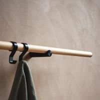 Agape Dot line Настенный крючок, цвет: черный Agape Dot line Настенный крючок, цвет: черный