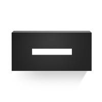 Салфетница, Decor Walther, KB 82, ширина, мм-250, глубина, мм-120, высота, мм-75, цвет-черный матовый