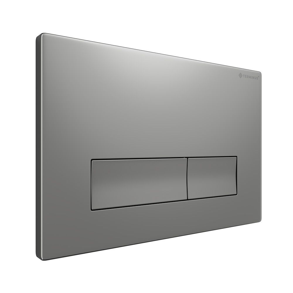 Клавиша смыва Terminus 72K24х16M, матовый хром