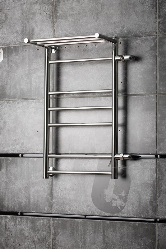 Водяной полотенцесушитель Тругор Аспект 3 П ПМ R 80x50 с полкой Хром