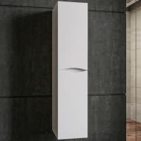 Шкаф пенал Бриклаер Вега 35 подвесной Белый глянец