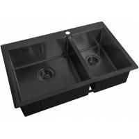Кухонная мойка ZorG Light Grafit ZL R 780-2-510-L GRAFIT Графит Кухонная мойка ZorG Light Grafit ZL R 780-2-510-L GRAFIT Графит