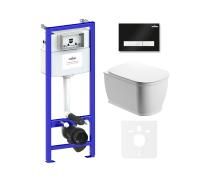 Комплект 6 в 1 Lavinia Boho Bell Pro Rimless 75110004, премиум с пластиковой клавишей