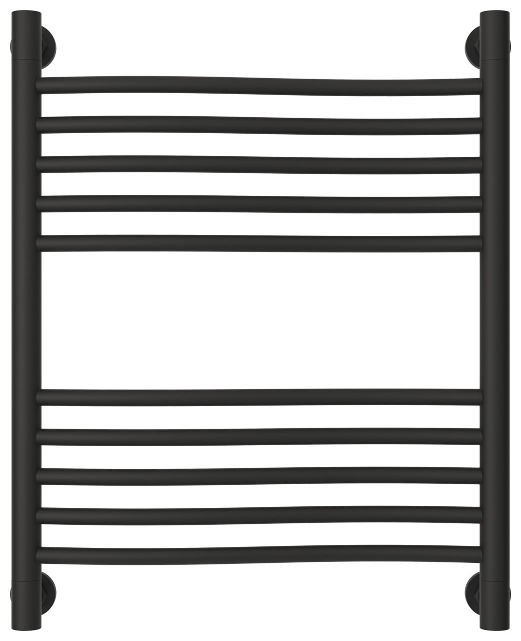 Полотенцесушитель водяной "ФЛЮИД+" 600х500 (МУАР Темный Титан)