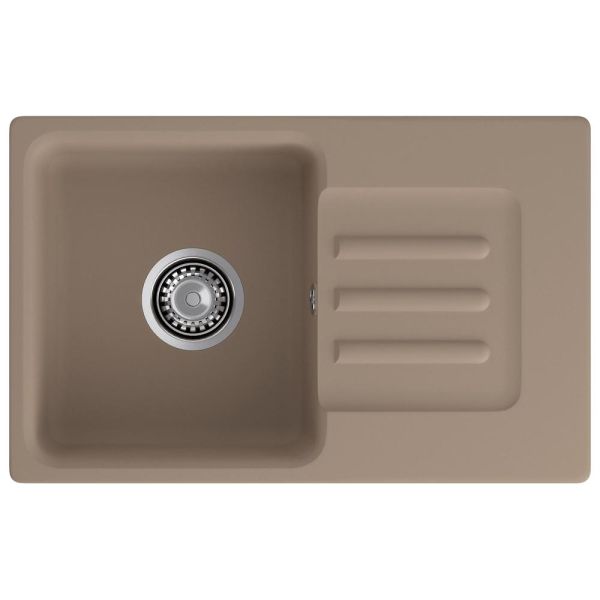 Кухонная мойка GranFest SMART 680L, песочный