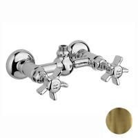 Nicolazzi Dames Anglaises Смеситель для душа на 2 отверстия, вывод сверху 1/2'' (без шланга и лейки), цвет: бронза