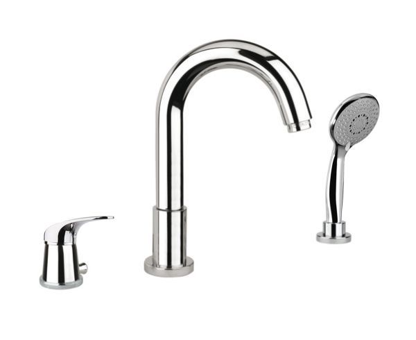 Смеситель на борт ванны Fiore MAX 32CR1455, хром