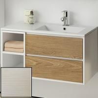 Тумба с раковиной SanVit Мэри-4 90 R kmery904 с фактурой под дерево подвесная Лиственница Тумба с раковиной SanVit Мэри-4 90 R kmery904 с фактурой под дерево подвесная Лиственница