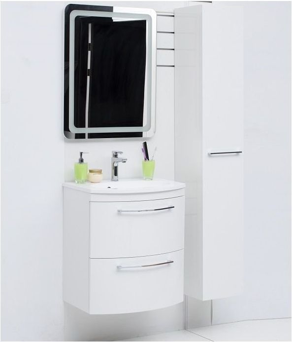 Шкаф-пенал De Aqua Тока 1S 30 R белый