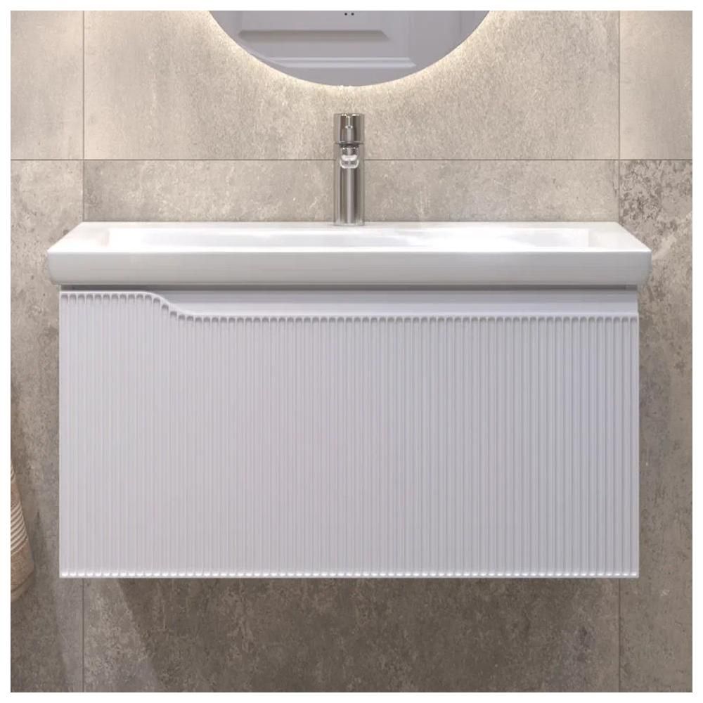 Тумба с раковиной напольная VIGO Neo 341-com, 80 см, артикул 341-com