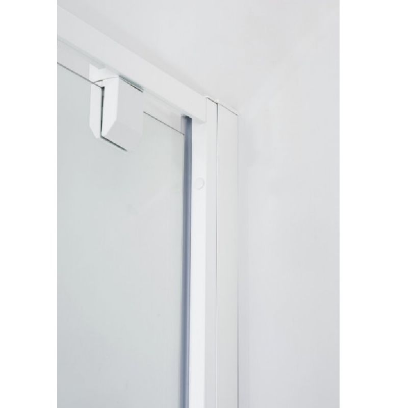 Душевая дверь в нишу Cezares Relax BA-1 100 профиль Белый стекло прозрачное