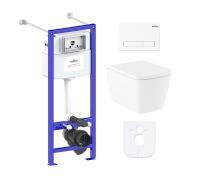 Комплект 6 в 1 Lavinia Boho Aveo Rimless 77050205, премиум с пластиковой клавишей