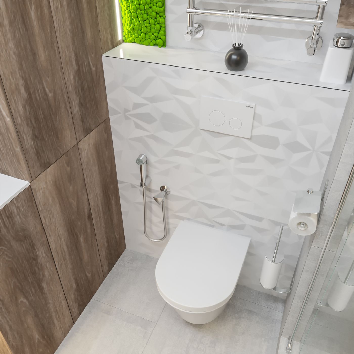 Комплект 4 в 1 инсталляции для подвесного унитаза Lavinia Boho Relfix 77020023